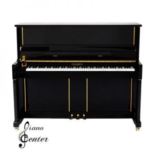 پیانو آکوستیک FEURICH 125 – DESIGN Black Polished - Brass
